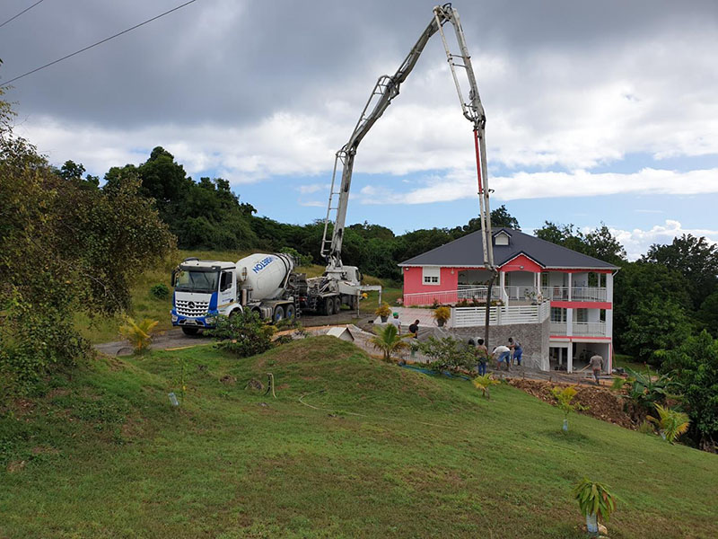 Travaux d'aménagement à Saint-François